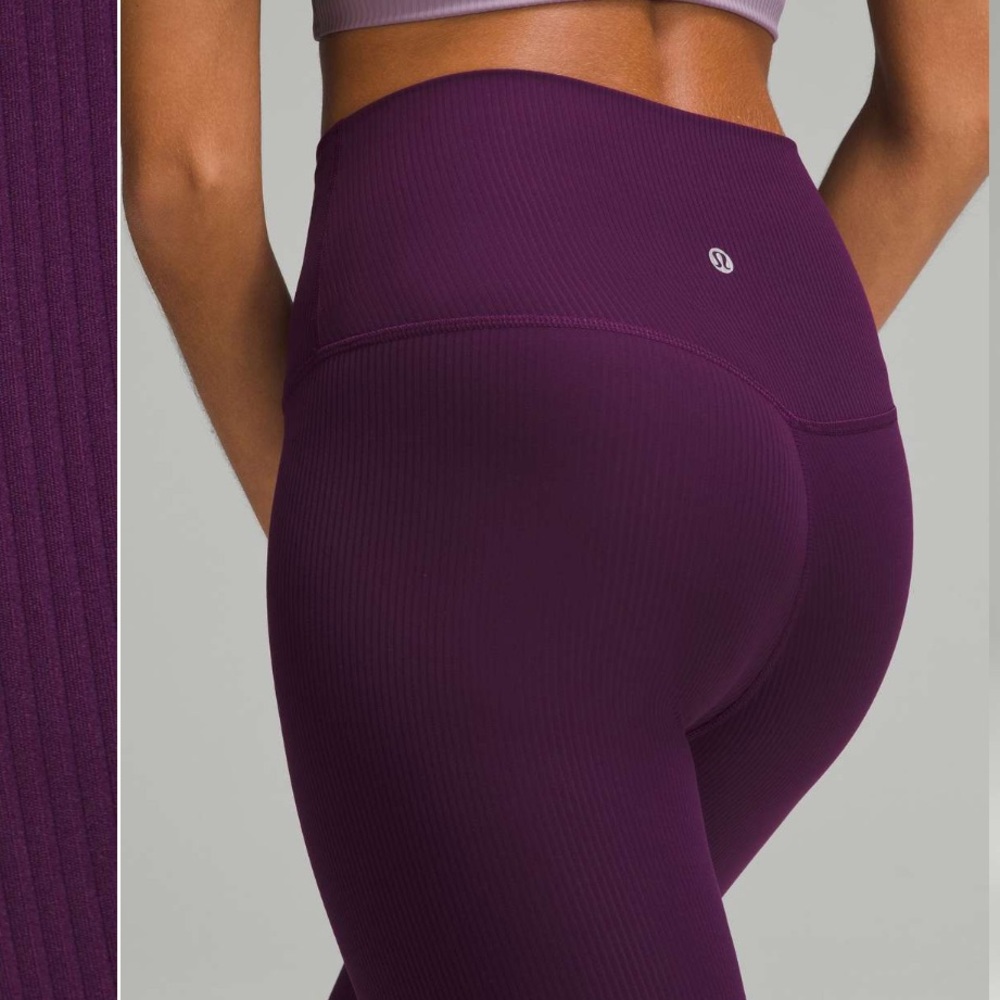 lululemon Align Ribbed HR Pant 25" - Dramatic Magenta
